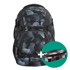 Školní batoh coocazoo MATE, Grey Rocks, certifikát AGR