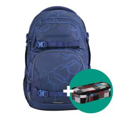 Školní batoh coocazoo PORTER, Blue Motion, certifikát AGR