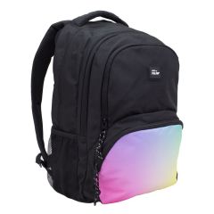 Školní batoh MILAN (25 l) Sunset, černý