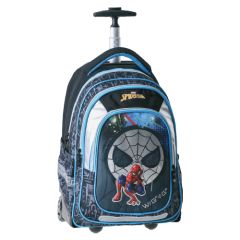 JUNIOR-ST  Školní batoh na kolečkách Trolley Spider-Man, W/G