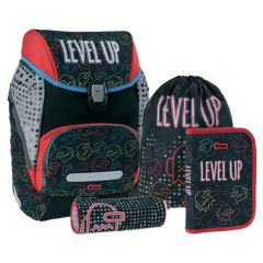 Školní taška - 4-dielny set Play logic LevelUp