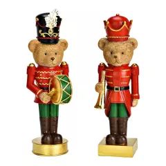 Soška medvěda 24 cm (mix 2 vzorů /cena za 1 kus)