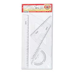 Koh-i-noor  Souprava pravítek rysovací geom. velká