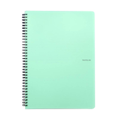 Spirálový blok PP PASTELINI A4 / 70 listů, zelený