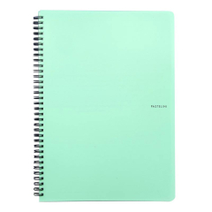 Spirálový blok PP PASTELINI A5/60 listů, zelený