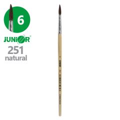 Štětec kulatý JUNIOR č. 2 6 251 Natural