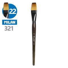 Milan  Štětec plochý č. 22 - 321 MILAN