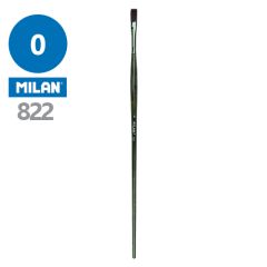 Štětec plochý MILAN č. 0 - 822 s ergonomickou rukojetí