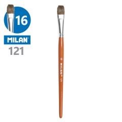 Milan  Štětec plochý MILAN č.16 - 121