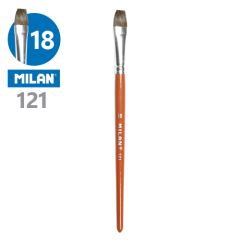 Milan  Štětec plochý MILAN č.18 - 121