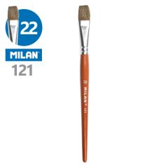 Milan  Štětec plochý MILAN č. 22 - 121