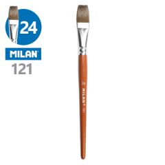 Milan  Štětec plochý MILAN č. 24 - 121