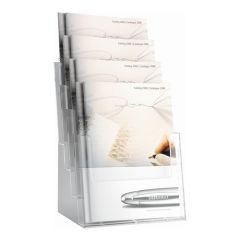 HELIT  Stojan na prospekty, stolní, A4, 4 složky, HELIT