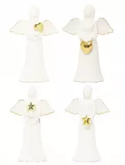 Stojící figurka anděla 14 cm (mix 4 vzorů /cena za 1 ks)