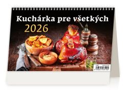 Stolní kalendář 2026 Kuchařka pro všechny