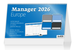 Stolní kalendář 2026 Manažer Evropa