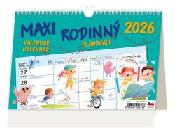 Helma 365  Stolní kalendář 2026 MAXI FAMILY plánovací kalendář