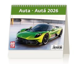 Helma 365  Stolní kalendář 2026 MiniMax Auta/Automobily