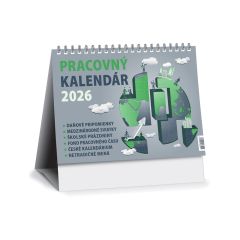 Stolní kalendář Pracovní malý 2026