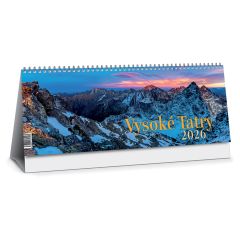 Stolní kalendář Vysoké Tatry 2026