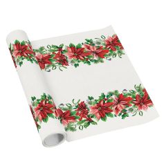 Středový pás AIRLAID 40cm x 5m Glory Poinsettia