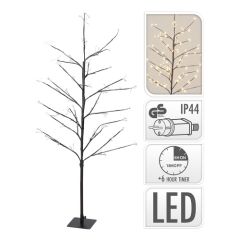 Stromeček svítící s 240 mikro LED, teplá bílá, 120 cm
