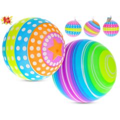 Sun Fun míč 22cm duhový 5druhů v síťce