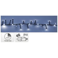 Světelný řetěz 1410 LED bílý studený, délka 20 m, venkovní. použití, 230V, efekt vodopádu