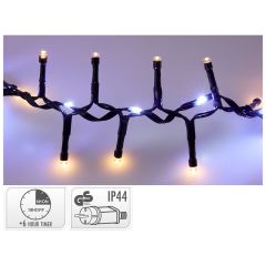 Světelný řetěz 1410 LED studená/teplá bílá, délka 20 m, venkovní. 230 V, efekt vodopádu