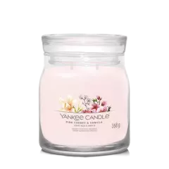 Yankee Candle  Svíčka Yankee Candle - PINK CHERRY & VANILLA, střední