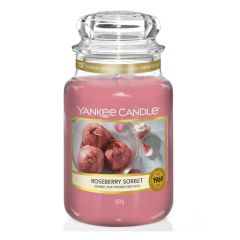 Svíčka Yankee Candle - Roseberry Sorbet, velká