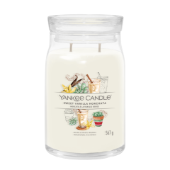 Svíčka Yankee Candle - SWEET VANILLA HORCHATA, velká