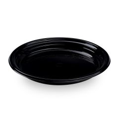 Talíř (PP) Reware Dinner opakovaně použitelný černý Ø22cm [12 ks]