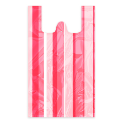 Taška (HDPE) pruhovaná 30+14 x 50 cm `10kg` [100 ks]