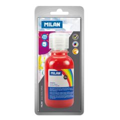 Milan  Temperová barva MILAN 125 ml červená - blistr