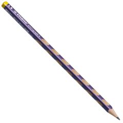 Tenká trojúhelníková tužka pro leváky - STABILO EASYgraph S Metallic Edition - fialová