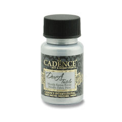 CADENCE  Textilní barva Cadence, metal. stříbrná, 50 ml