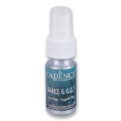 CADENCE  Textilní barva Cadence, sprej 25ml, tř. stříbrná