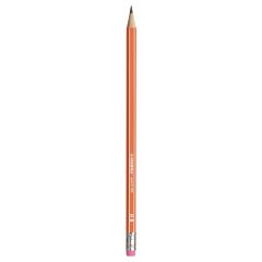 Tužka grafitová HB STABILO pencil 160 s gumou - oranžová
