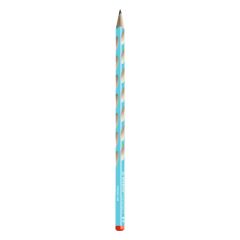 Tužka grafitová STABILO EASY S pro praváky - světle modrá