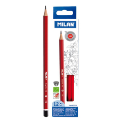 Milan  Tužka MILAN šestihranná HB 2,2 mm 12 ks