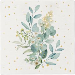 Ubrousky PAW AIRLAID 40x40 cm - Eucalyptus Bouquet