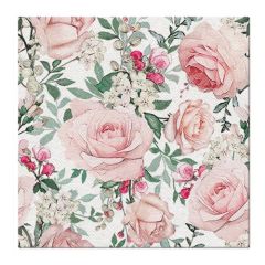 Ubrousky PAW Airlaid L 40x40 cm Gorgeous Roses