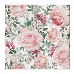 Ubrousky PAW Airlaid L 40x40 cm Gorgeous Roses