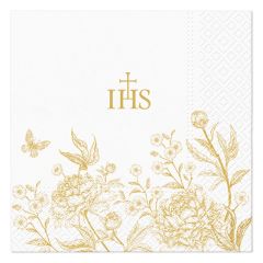 Ubrousky PAW L 33x33cm Birds & Peonies Elegance