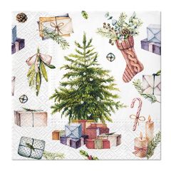 Ubrousky PAW L 33x33cm Christmas at Home