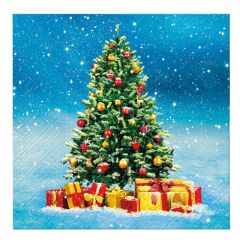 Paw  Ubrousky PAW L 33x33cm Christmas Tree Gifts