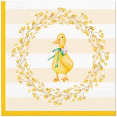 Paw  Ubrousky PAW L 33x33cm Duck with Wreath