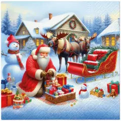 Paw  Ubrousky PAW L 33x33cm Holiday Sleigh Preparation