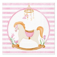 Ubrousky PAW L 33x33cm Pastel Dream pink